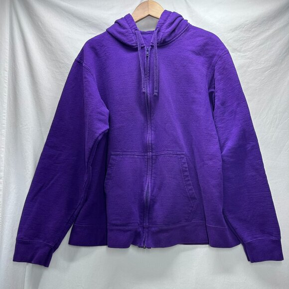 BTS Jung Kook 97 Purple Zip Up Hooded Sweatshirt Please See Measurement Pictures - Picture 1 of 6